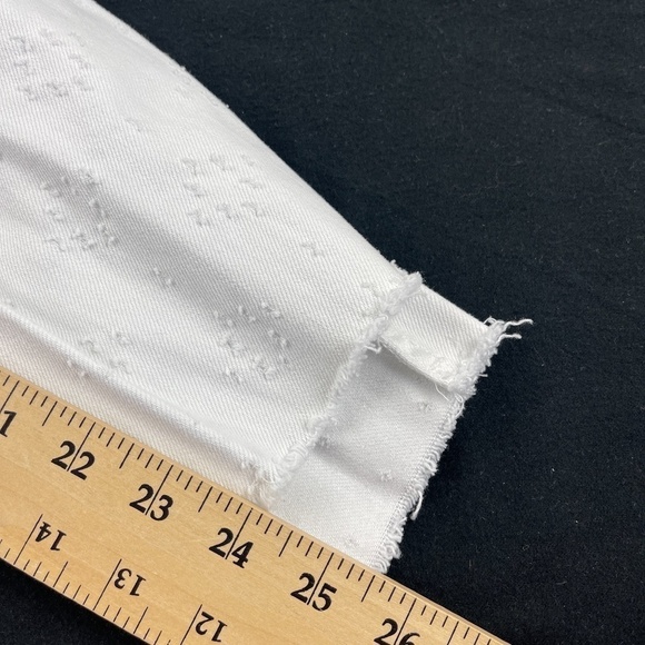 Abercrombie & Fitch Jeans Womens 28 White Denim - Picture 8 of 12